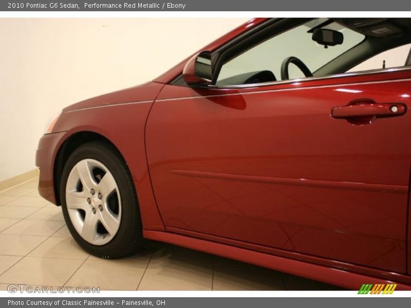 Performance Red Metallic / Ebony 2010 Pontiac G6 Sedan