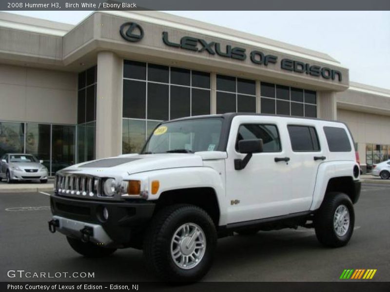 Birch White / Ebony Black 2008 Hummer H3