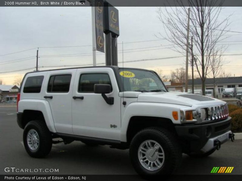 Birch White / Ebony Black 2008 Hummer H3