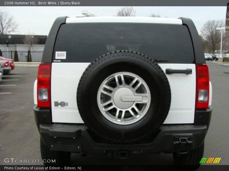 Birch White / Ebony Black 2008 Hummer H3