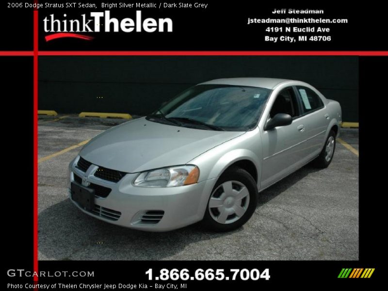 Bright Silver Metallic / Dark Slate Grey 2006 Dodge Stratus SXT Sedan