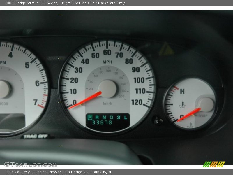 Bright Silver Metallic / Dark Slate Grey 2006 Dodge Stratus SXT Sedan