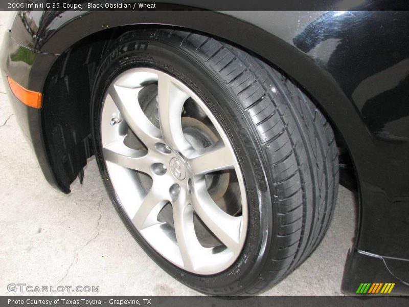 Black Obsidian / Wheat 2006 Infiniti G 35 Coupe
