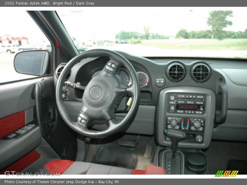 Bright Red / Dark Gray 2002 Pontiac Aztek AWD