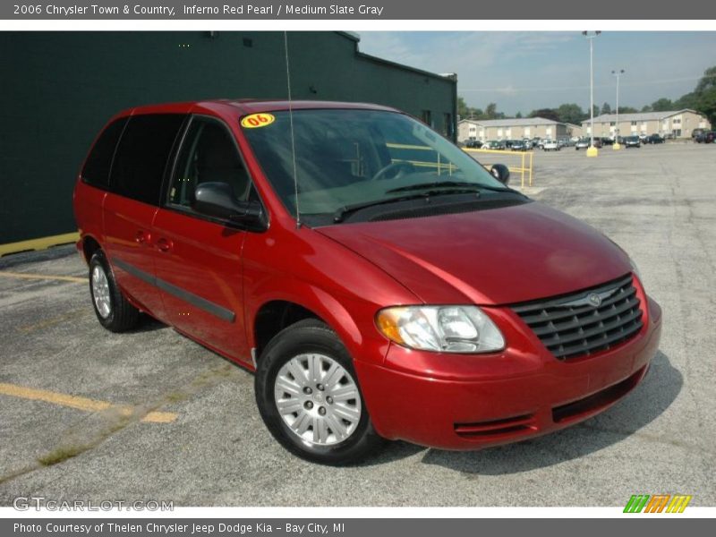 Inferno Red Pearl / Medium Slate Gray 2006 Chrysler Town & Country