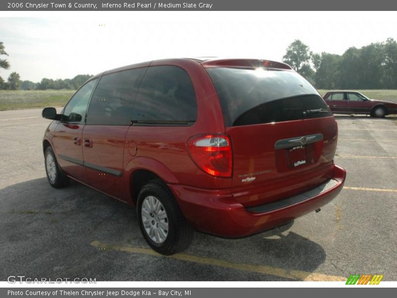 Inferno Red Pearl / Medium Slate Gray 2006 Chrysler Town & Country