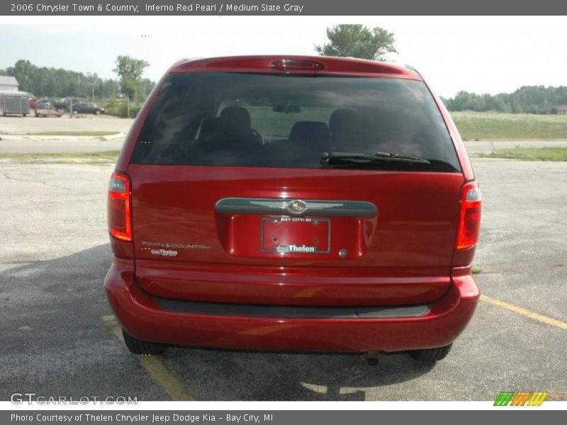 Inferno Red Pearl / Medium Slate Gray 2006 Chrysler Town & Country