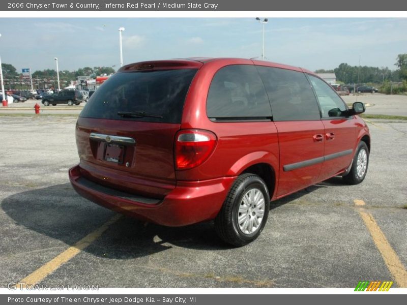 Inferno Red Pearl / Medium Slate Gray 2006 Chrysler Town & Country