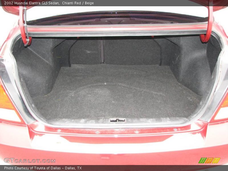 Chianti Red / Beige 2002 Hyundai Elantra GLS Sedan