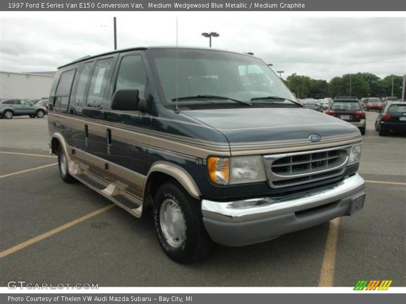Medium Wedgewood Blue Metallic / Medium Graphite 1997 Ford E Series Van E150 Conversion Van