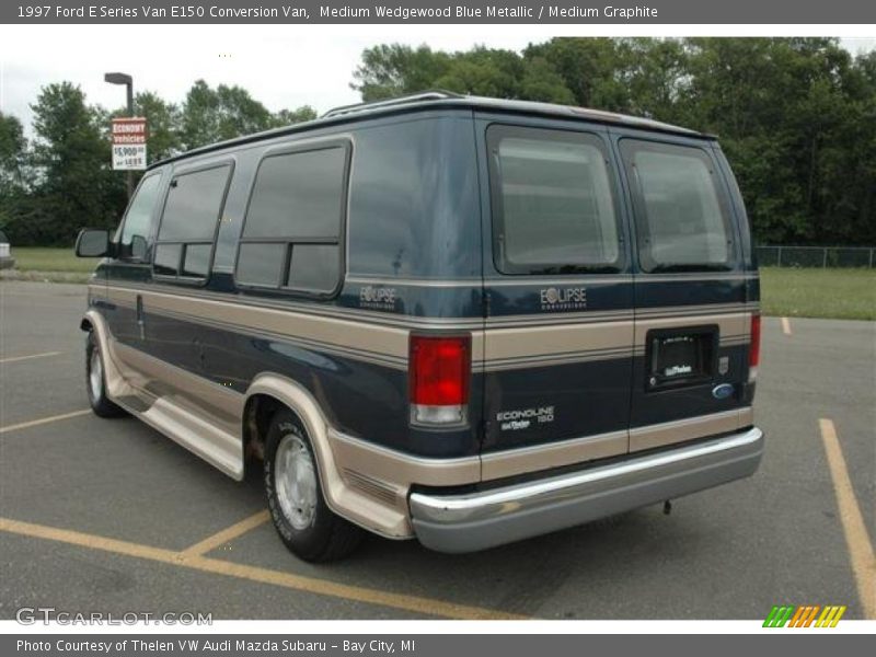 Medium Wedgewood Blue Metallic / Medium Graphite 1997 Ford E Series Van E150 Conversion Van