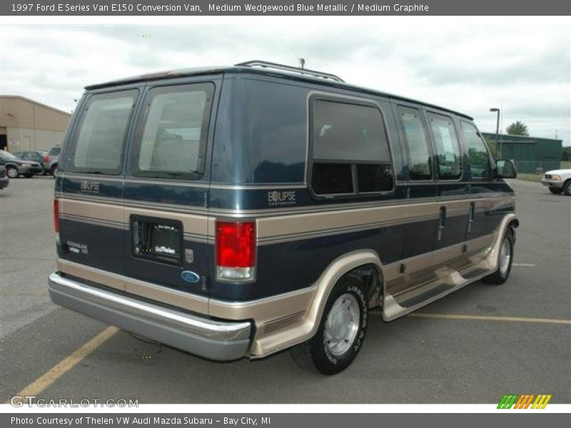 Medium Wedgewood Blue Metallic / Medium Graphite 1997 Ford E Series Van E150 Conversion Van