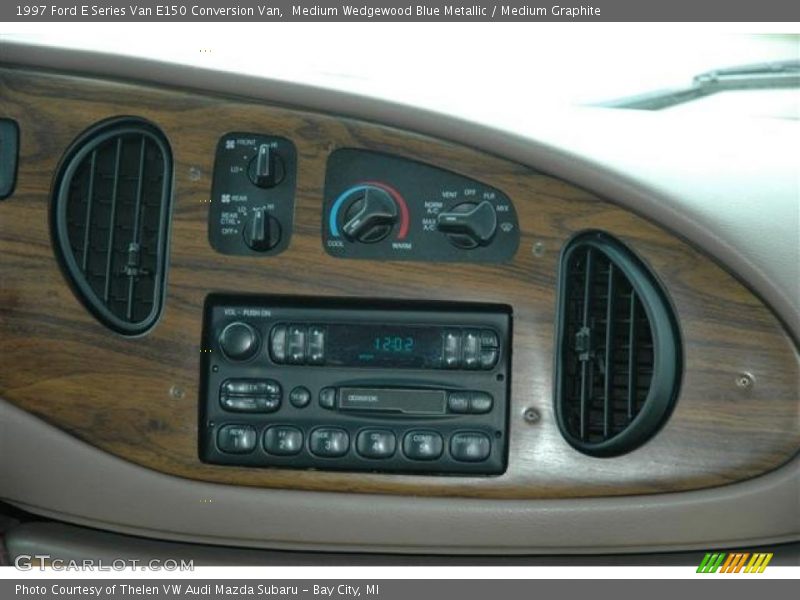 Medium Wedgewood Blue Metallic / Medium Graphite 1997 Ford E Series Van E150 Conversion Van