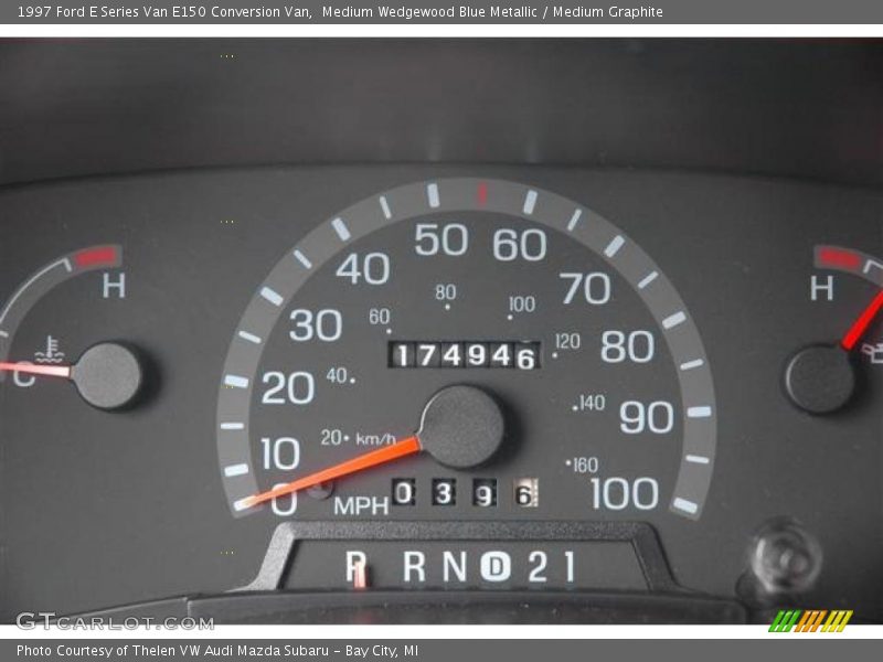 Medium Wedgewood Blue Metallic / Medium Graphite 1997 Ford E Series Van E150 Conversion Van