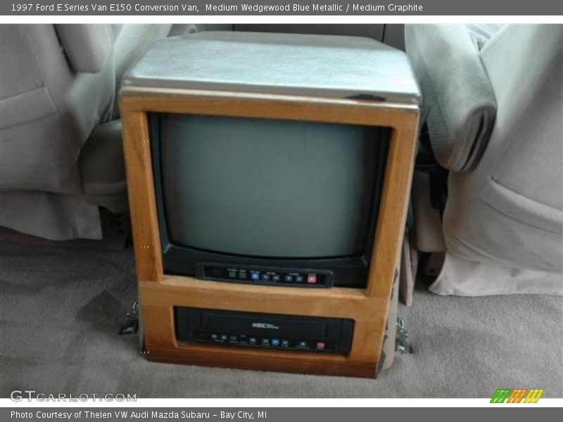 Medium Wedgewood Blue Metallic / Medium Graphite 1997 Ford E Series Van E150 Conversion Van