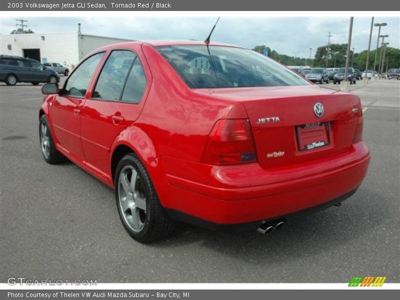 Tornado Red / Black 2003 Volkswagen Jetta GLI Sedan