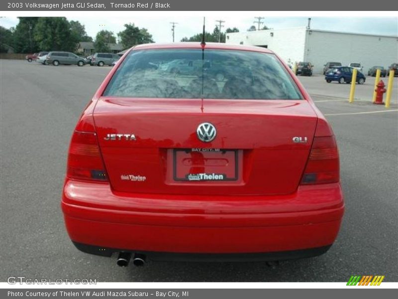 Tornado Red / Black 2003 Volkswagen Jetta GLI Sedan