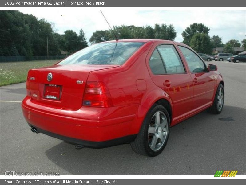 Tornado Red / Black 2003 Volkswagen Jetta GLI Sedan