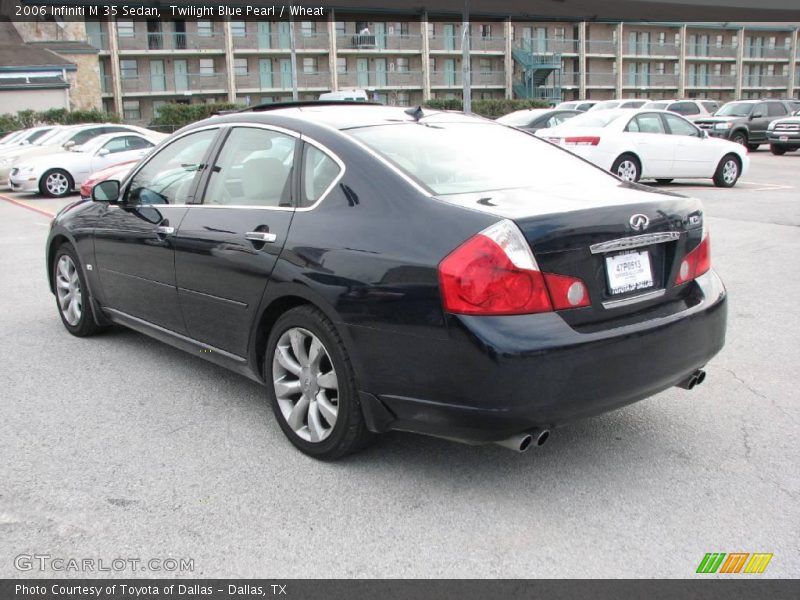 Twilight Blue Pearl / Wheat 2006 Infiniti M 35 Sedan