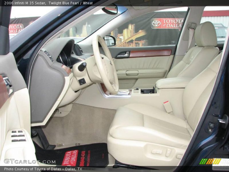 Twilight Blue Pearl / Wheat 2006 Infiniti M 35 Sedan