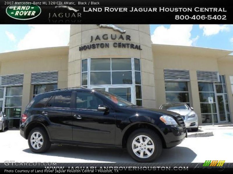 Black / Black 2007 Mercedes-Benz ML 320 CDI 4Matic