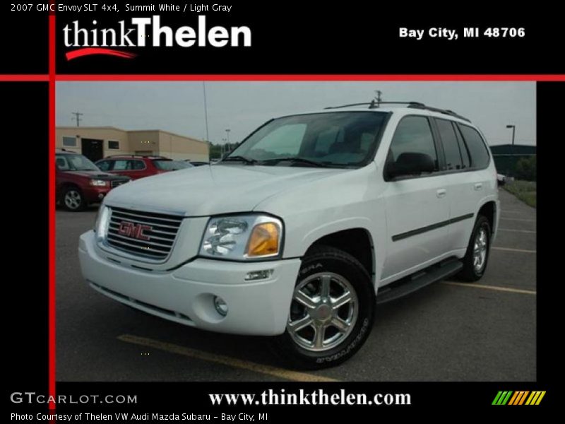 Summit White / Light Gray 2007 GMC Envoy SLT 4x4