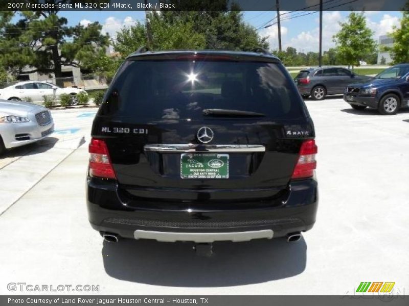 Black / Black 2007 Mercedes-Benz ML 320 CDI 4Matic