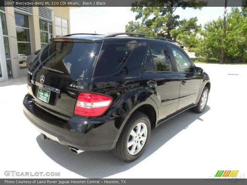 Black / Black 2007 Mercedes-Benz ML 320 CDI 4Matic