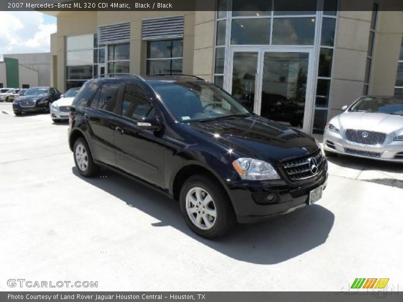 Black / Black 2007 Mercedes-Benz ML 320 CDI 4Matic