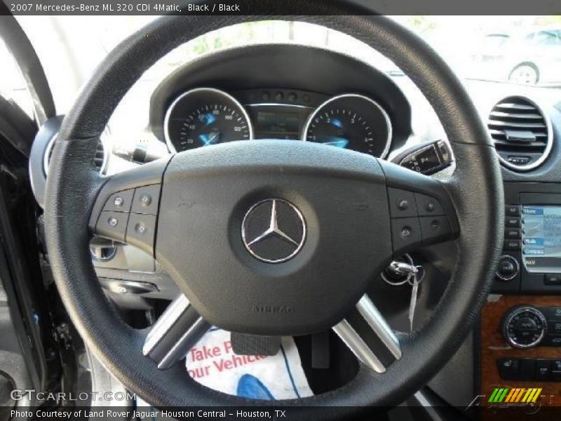 Black / Black 2007 Mercedes-Benz ML 320 CDI 4Matic