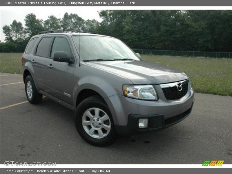 Tungsten Gray Metallic / Charcoal Black 2008 Mazda Tribute s Touring 4WD