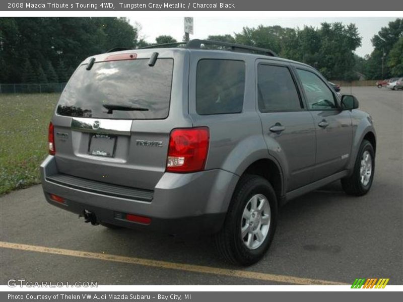 Tungsten Gray Metallic / Charcoal Black 2008 Mazda Tribute s Touring 4WD