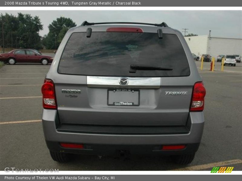 Tungsten Gray Metallic / Charcoal Black 2008 Mazda Tribute s Touring 4WD