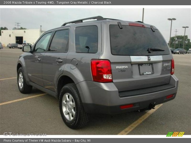 Tungsten Gray Metallic / Charcoal Black 2008 Mazda Tribute s Touring 4WD