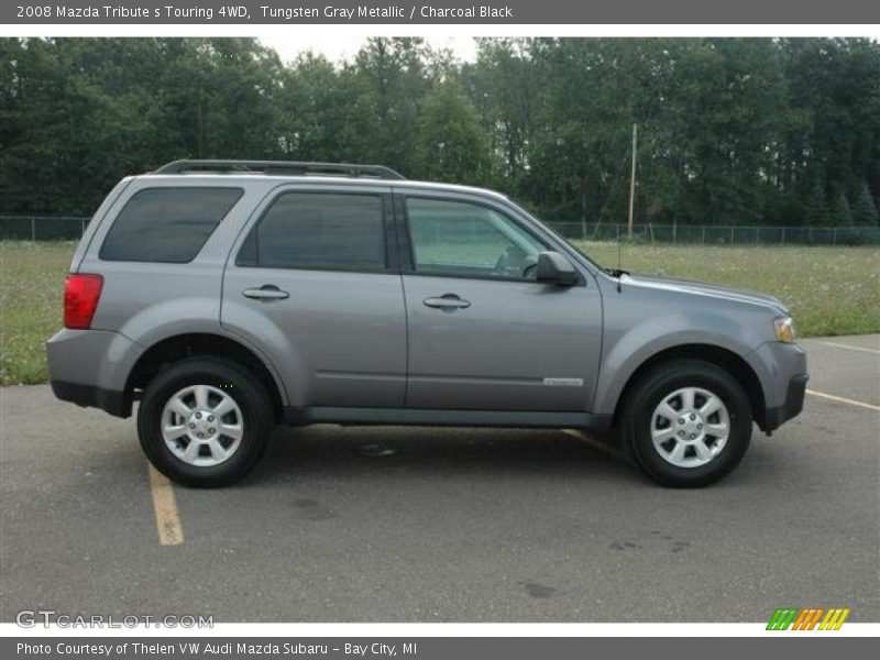 Tungsten Gray Metallic / Charcoal Black 2008 Mazda Tribute s Touring 4WD