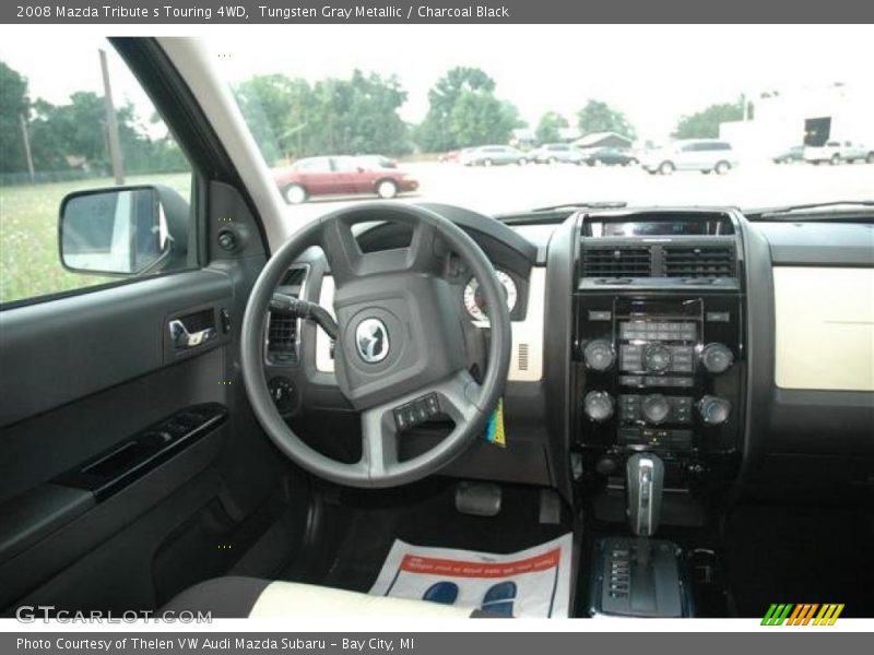 Tungsten Gray Metallic / Charcoal Black 2008 Mazda Tribute s Touring 4WD