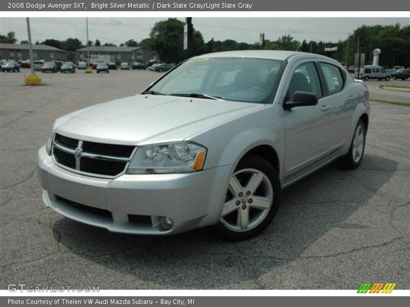 Bright Silver Metallic / Dark Slate Gray/Light Slate Gray 2008 Dodge Avenger SXT