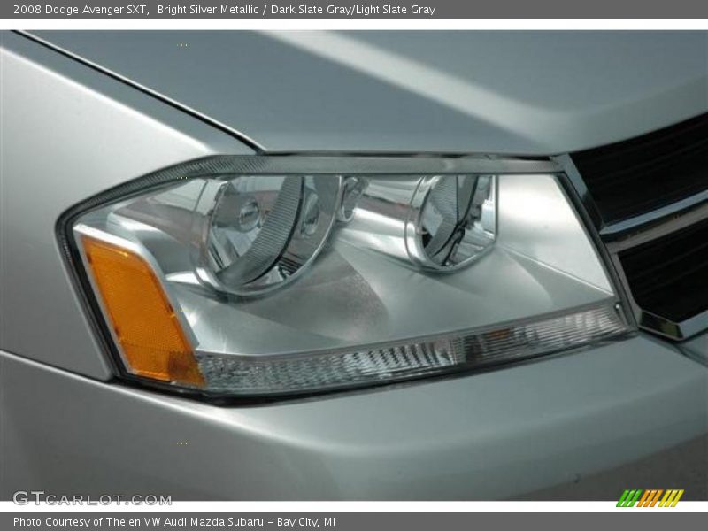 Bright Silver Metallic / Dark Slate Gray/Light Slate Gray 2008 Dodge Avenger SXT