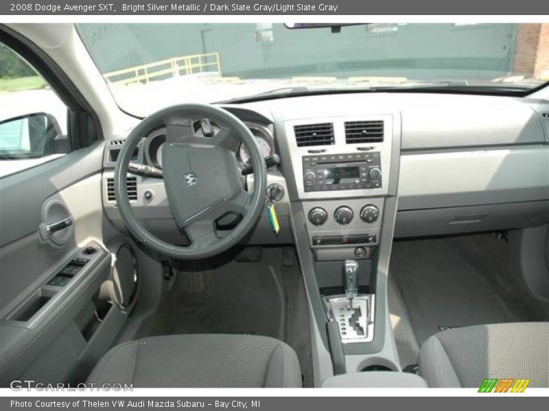 Bright Silver Metallic / Dark Slate Gray/Light Slate Gray 2008 Dodge Avenger SXT