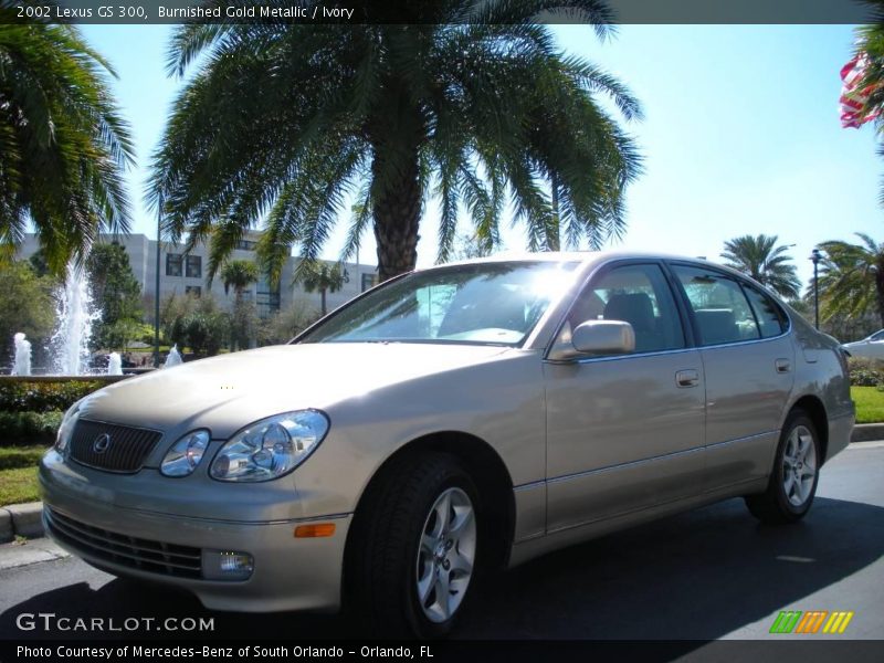 Burnished Gold Metallic / Ivory 2002 Lexus GS 300