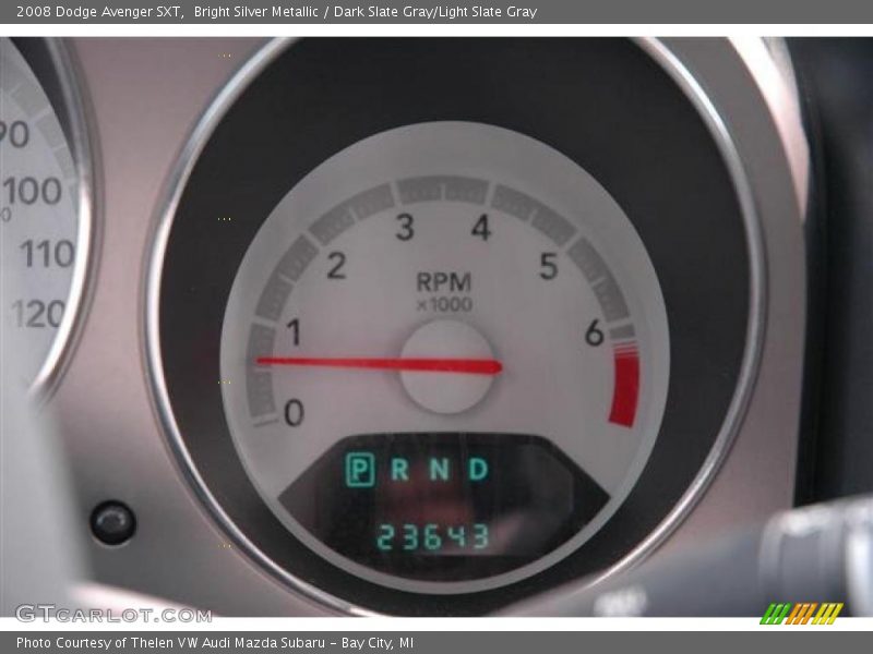 Bright Silver Metallic / Dark Slate Gray/Light Slate Gray 2008 Dodge Avenger SXT
