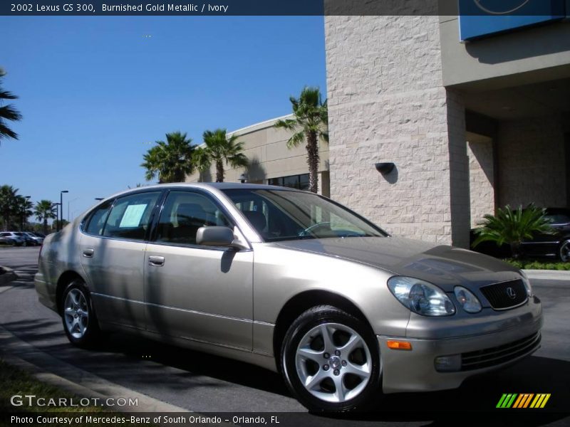 Burnished Gold Metallic / Ivory 2002 Lexus GS 300