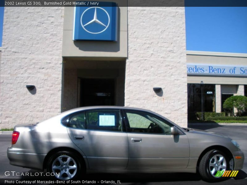 Burnished Gold Metallic / Ivory 2002 Lexus GS 300
