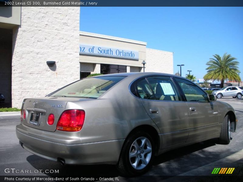 Burnished Gold Metallic / Ivory 2002 Lexus GS 300