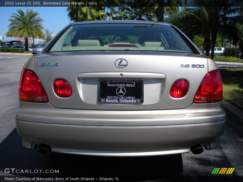 Burnished Gold Metallic / Ivory 2002 Lexus GS 300