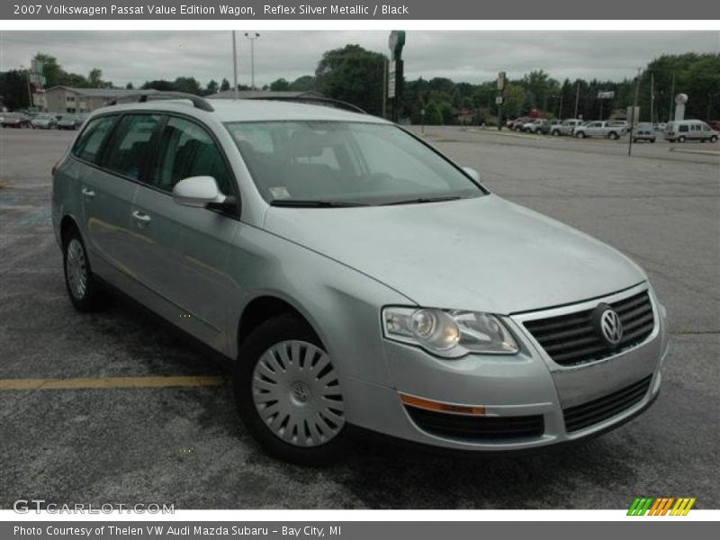 Reflex Silver Metallic / Black 2007 Volkswagen Passat Value Edition Wagon