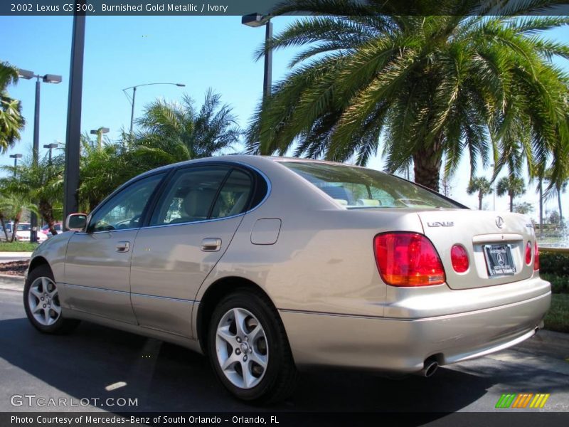 Burnished Gold Metallic / Ivory 2002 Lexus GS 300