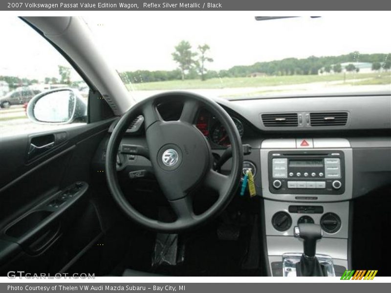 Reflex Silver Metallic / Black 2007 Volkswagen Passat Value Edition Wagon