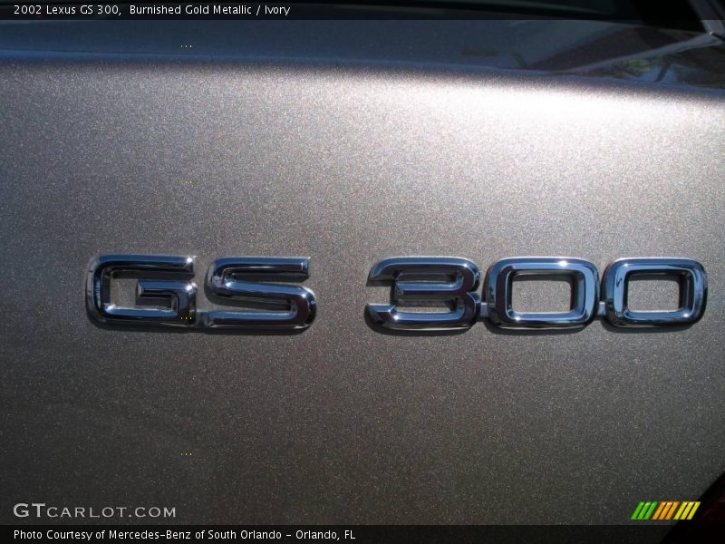 Burnished Gold Metallic / Ivory 2002 Lexus GS 300