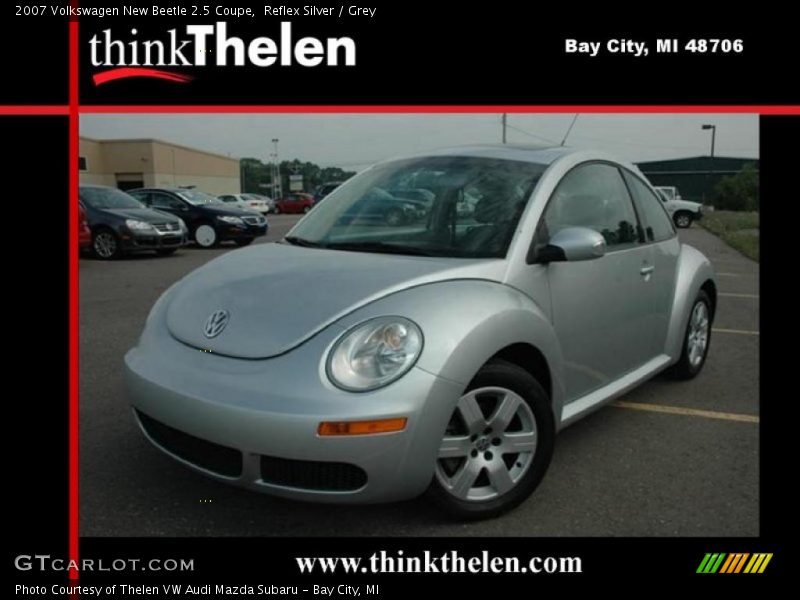 Reflex Silver / Grey 2007 Volkswagen New Beetle 2.5 Coupe